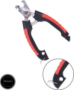ElegaPet Professionele Nagelknipper Hond L - Rood Zwart - Dier - Nageltang Met Veiligheidsstop Nagelschaar -Hondenproducten 989x1200 2