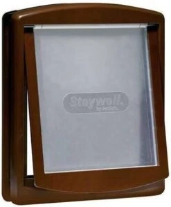 Petsafe 757 Hondenluik - Medium - Zilver/Tranparant -Hondenproducten 990x1200