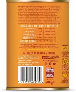 Edgard & Cooper Kip & Kalkoen Blik - Voor Volwassen Honden - Hondenvoer - 12 X 400g -Hondenproducten 996x1200 1