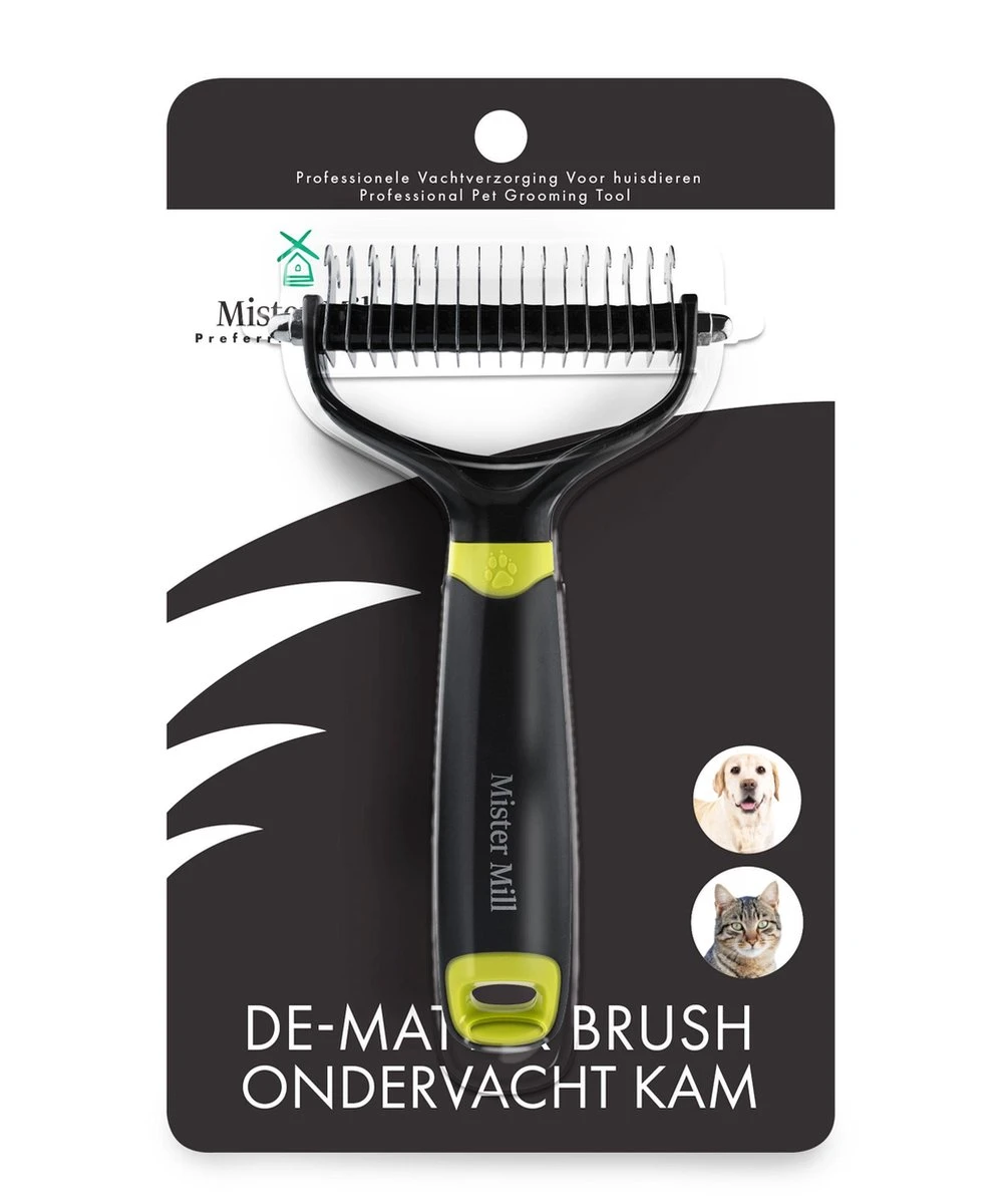 Mister Mill Professionele 2-Zijdige Ondervacht Kam Voor Hond En Kat – Honden/Kattenborstel – Klittenkam – 9,5 Cm. 10 Mister Mill Professionele 2-Zijdige Ondervacht Kam Voor Hond En Kat – Honden/Kattenborstel – Klittenkam – 9,5 Cm. - Afbeelding 8